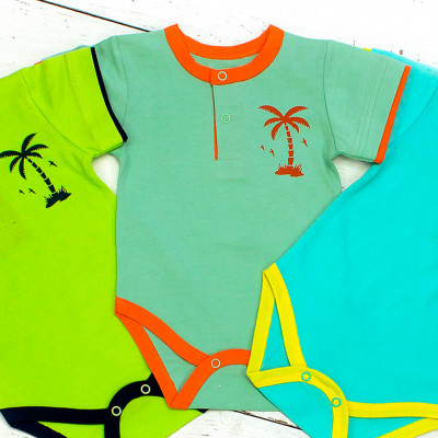 Боди - поло летнее "Пальмы"