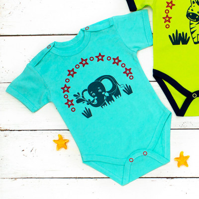 Голубое боди Сафари