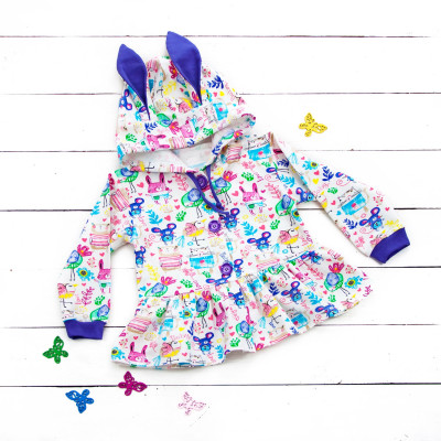 Курточка с ушками для девочки