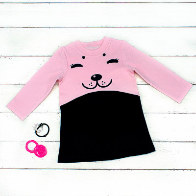 Теплое платье "Собачка"