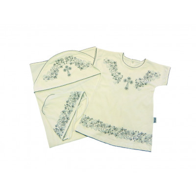 Крестильный набор серебро