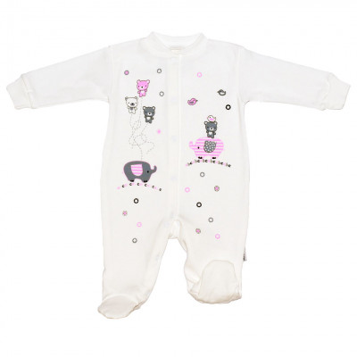 Комбинезон белый серии АВС