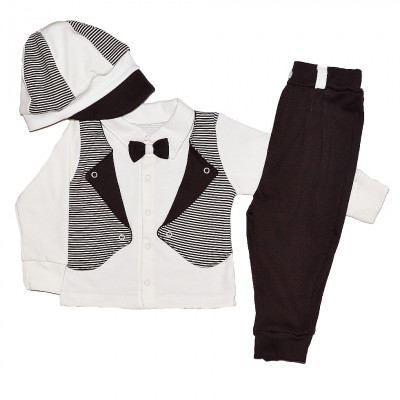 Коричневый праздничный костюм