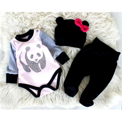 Новорожденный комплект Панда, розовый