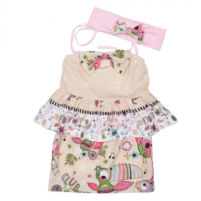 Юбка, топ и повязка комплект для девочки