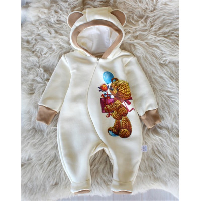 Комбинезон с закрытыми ножками Мишка