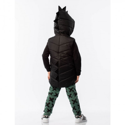 Жилетка черная Дино