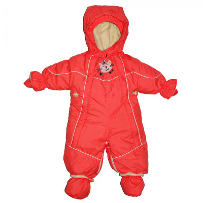 Яркий комбинезон зимний для девочки "Cat"