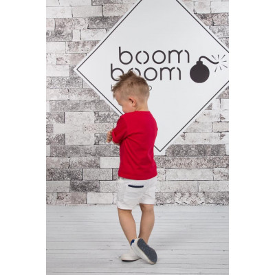 Трехпредметный костюм с белыми бриджами "Boom"