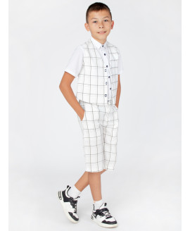 Комплект белый с бриджами CHADOLLS для мальчика