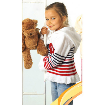 Кофта с длинными рукавами и с капюшоном