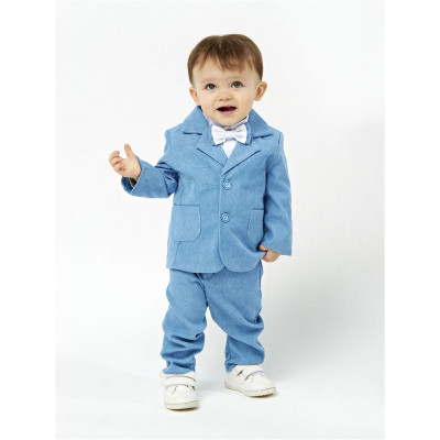 Вельветовый голубой костюм CHADOLLS для мальчика