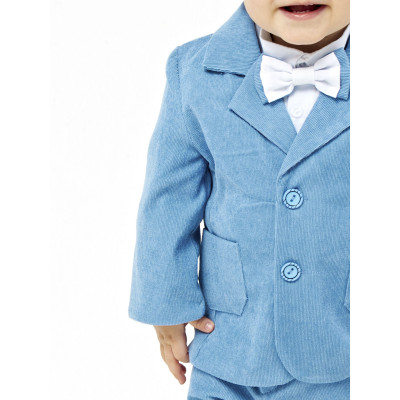 Вельветовый голубой костюм CHADOLLS для мальчика