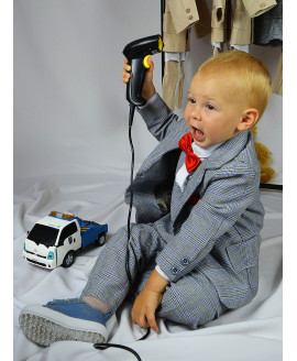 Костюм клетка CHADOLLS с красной бабочкой