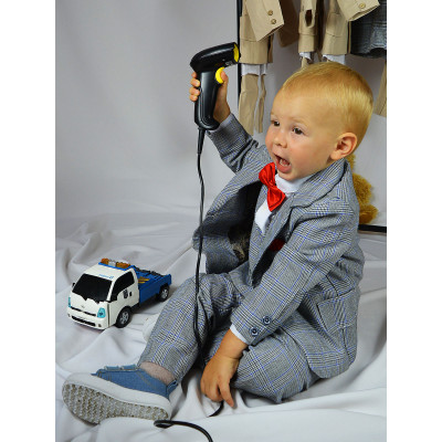 Костюм клетка CHADOLLS с красной бабочкой