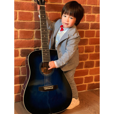 Серый трикотажный праздничный костюм CHADOLLS