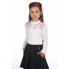 Блузка белая школьная
