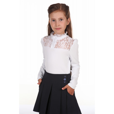 Блузка белая школьная