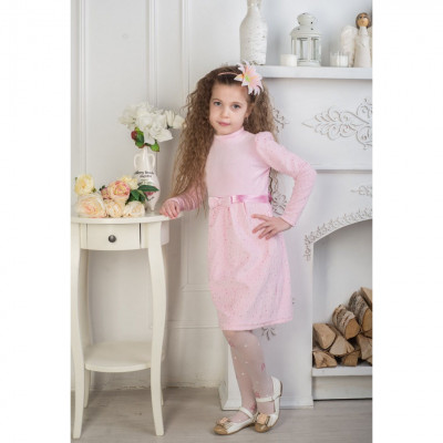 Платье велюр с люрексом