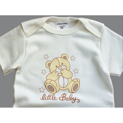Боди "Звездный мишка", белый