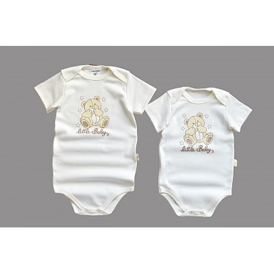 Боди "Звездный мишка", белый