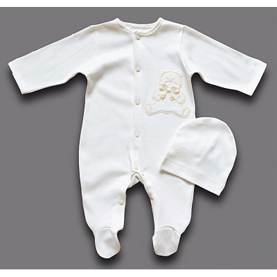 Боди в комплекте с шапкой Мишка