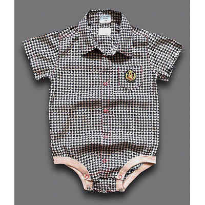 Детская рубашка-боди с принтом