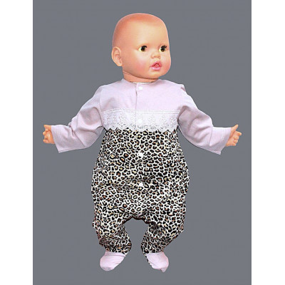 Комбинезон с длинными рукавами "Леопард"