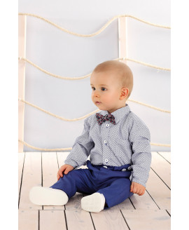 Синий костюм с синими брюками Striking, LA033