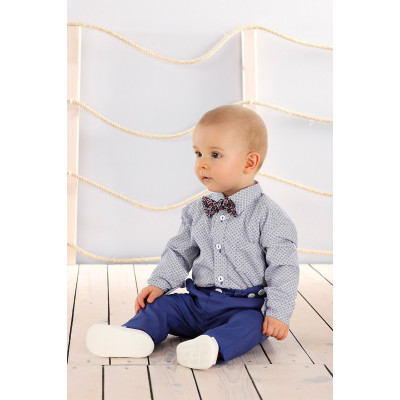 Синий костюм с синими брюками Striking, LA033