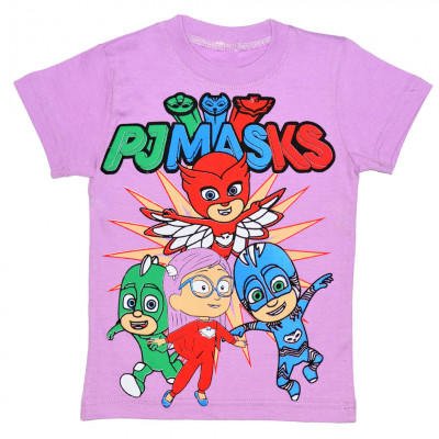 Футболка детская для мальчика, фиолетовая