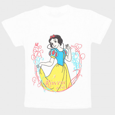 Белоснежная футболка для девочки