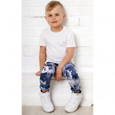 Брюки универсальные "под рваные джинсы"