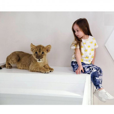 Брюки универсальные "под рваные джинсы"