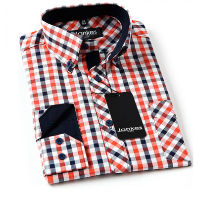 Рубашка подростковая клетка цвета