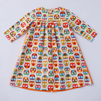 Платье с совами