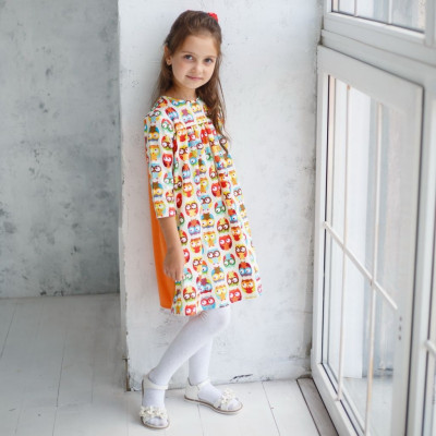 Платье с совами