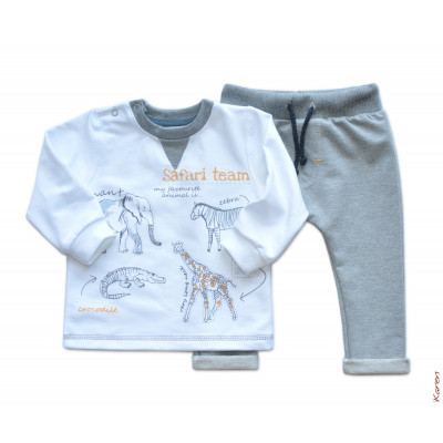 Белый спортивный костюм Zoo