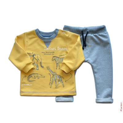 Желтый спортивный комплект