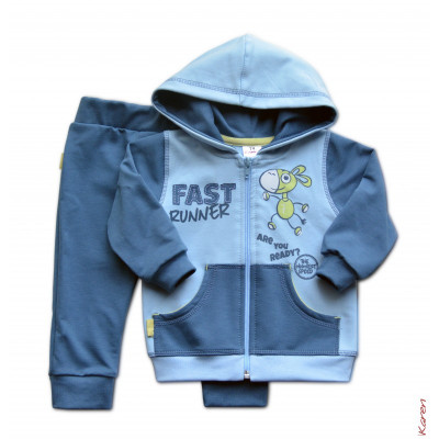 Синий спортивный костюм детский