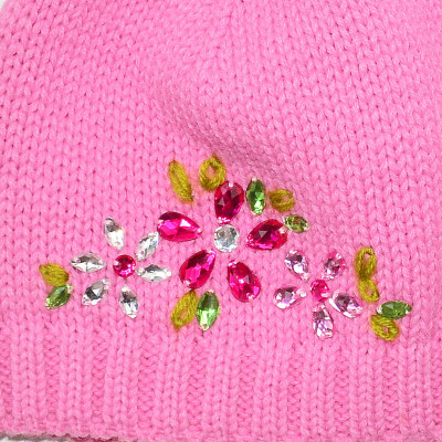 Шапка для девочки демисезонная