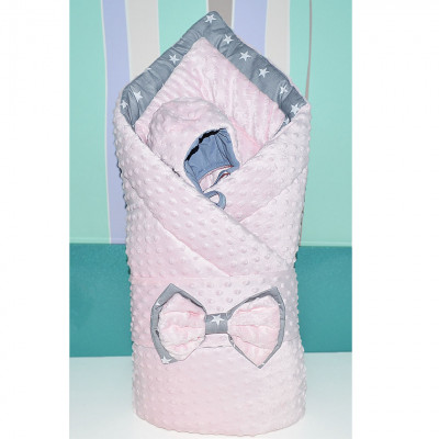 Комплект на выписку розовый