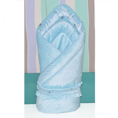 Комплект на выписку голубой 7 предметов