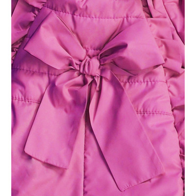 Комбинезон-трансформер утепленный "Бант", фиолетовый