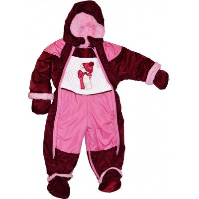 Комбинезон осенне-весенний утепленный "Мишка"