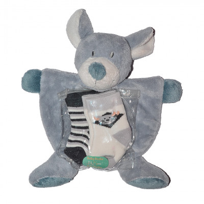 Носочки для новорожденного с игрушкой