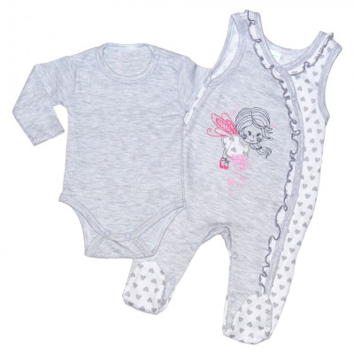 Серый комплект для новорожденного Wrozka