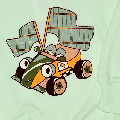 Пижама с длинными рукавами, Happy Green