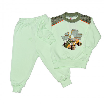 Пижама с длинными рукавами, Happy Green