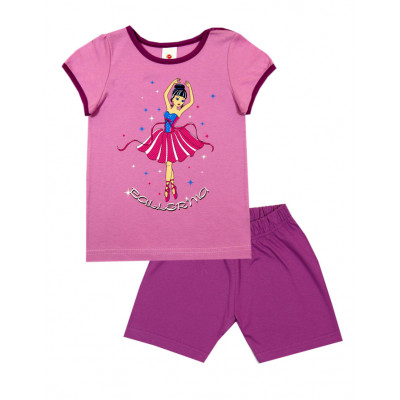 Пижама летняя с шортами и короткими рукавами